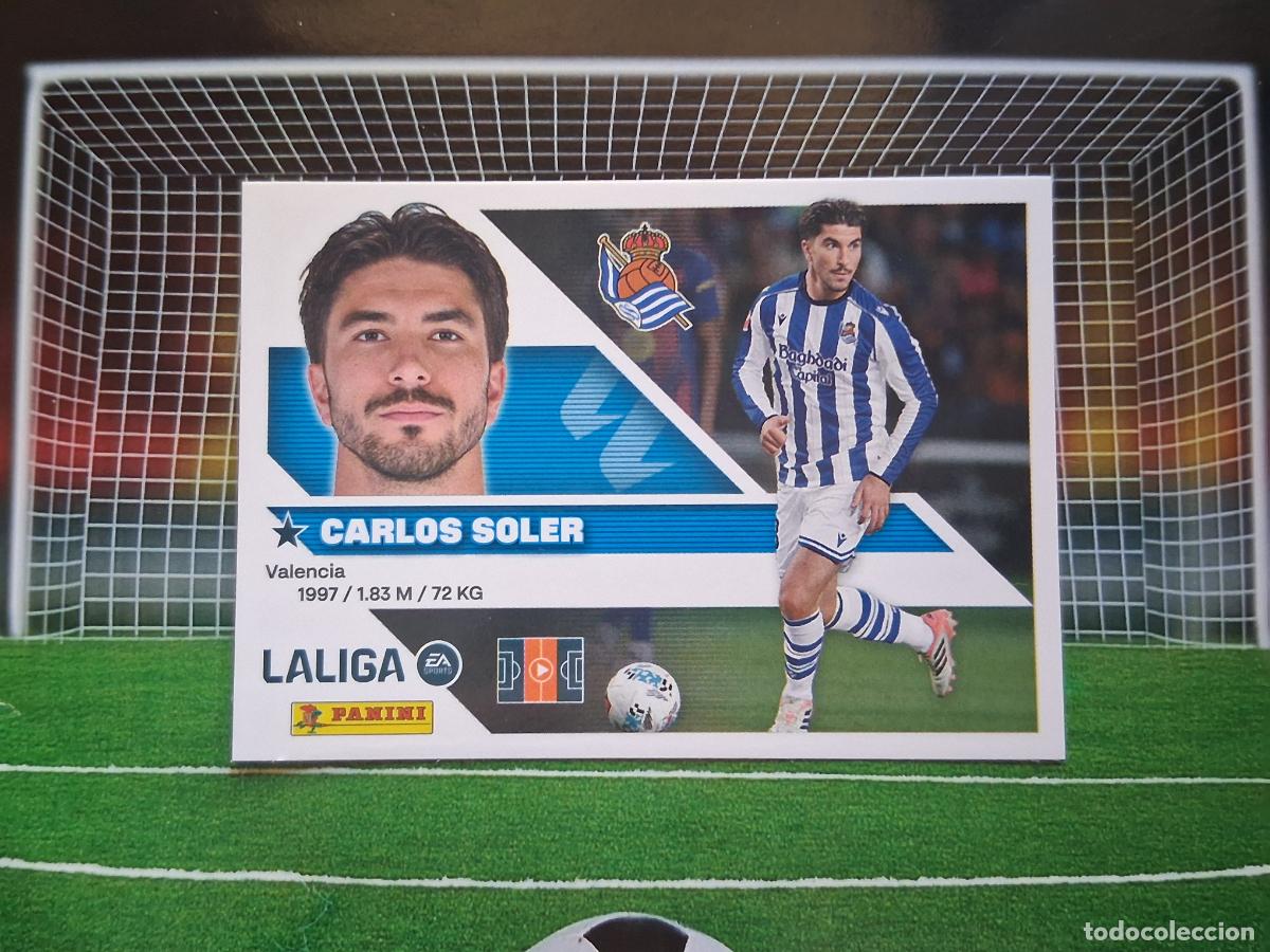 Cromos de f&uacute;tbol: 14 CARLOS SOLER REAL SOCIEDAD CROMOS EDICIONES ESTE LIGA FUTBOL PANINI 2026 2027 26 27