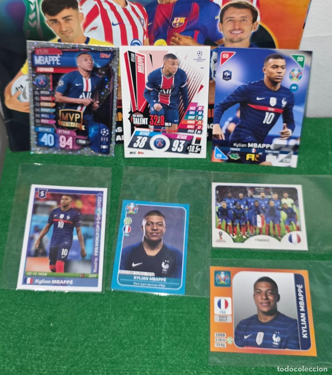 Cromos de f&uacute;tbol: TOPPS SUPER LOTE DE CARDS KYLIAN MBAPPE REAL MADRID