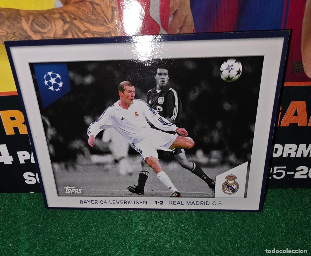 Cromos de f&uacute;tbol: TOPPS UEFA CHAMPIONS LEAGUE COLECCION ZINEDINE ZIDANE REAL MADRID 2025