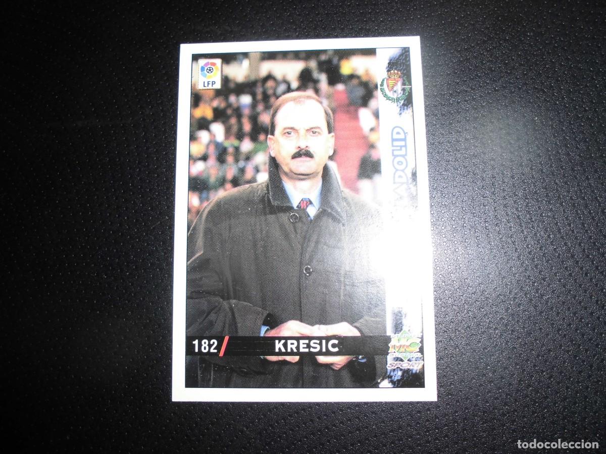 Football Stickers: MUNDICROMO - LAS FICHAS DE LA LIGA 1998 - 1999 / 98 - 99 - N&ordm; 182 - KRESIC - REAL VALLADOLID..