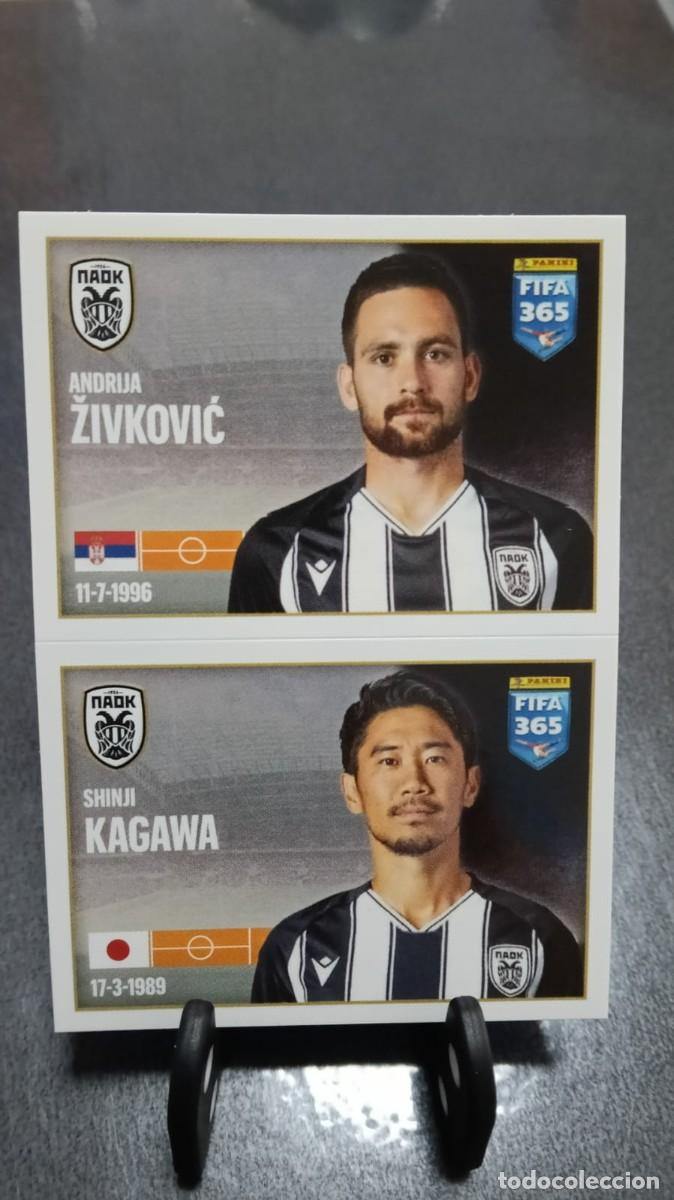 Cromos de f&uacute;tbol: Fifa 365 2021 2022 Zivkovic Kagawa 236 Paok Sin Pegar