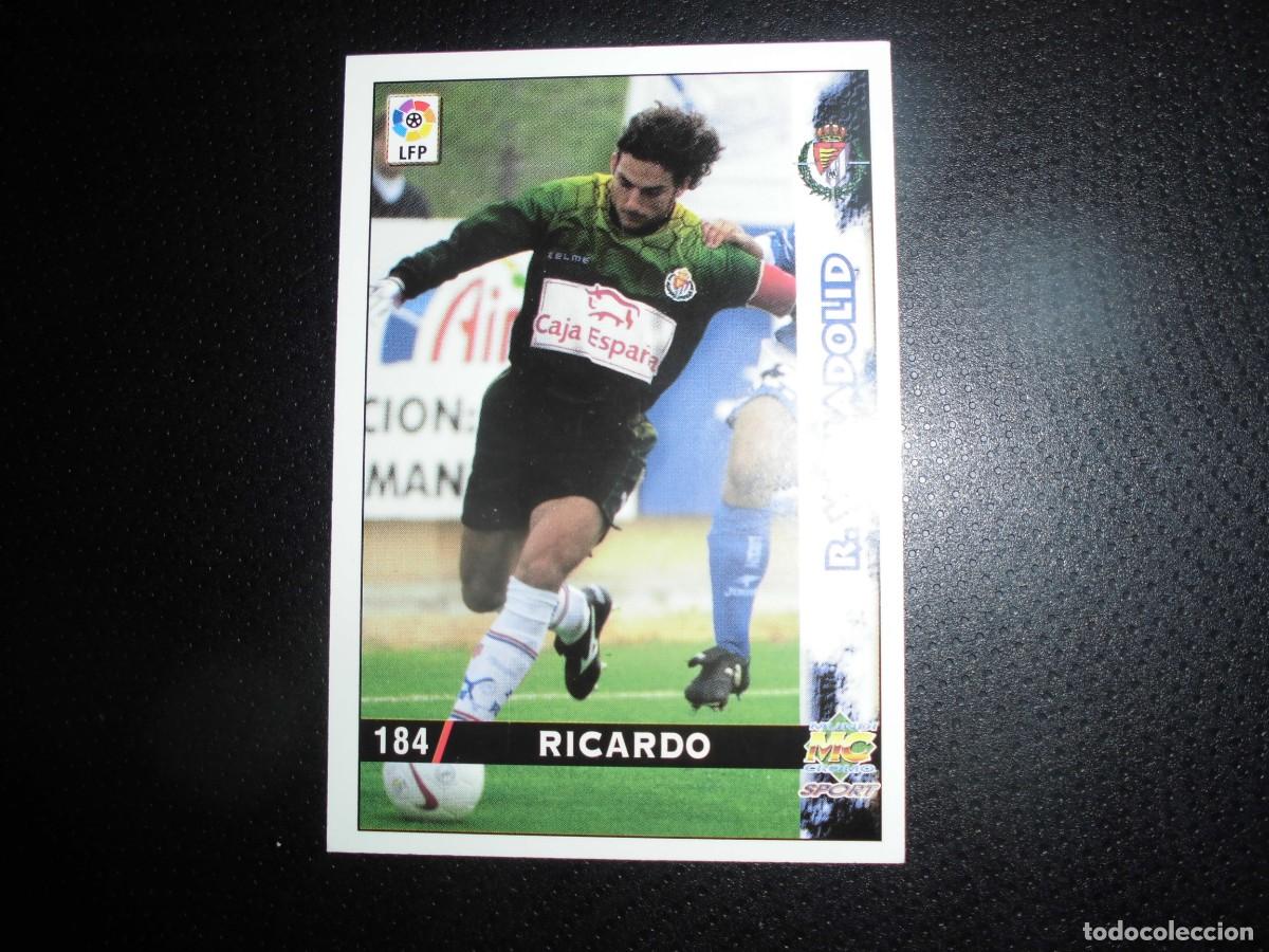 Cromos de f&uacute;tbol: MUNDICROMO - LAS FICHAS DE LA LIGA 1998 - 1999 / 98 - 99 - N&ordm; 184 - RICARDO - REAL VALLADOLID..
