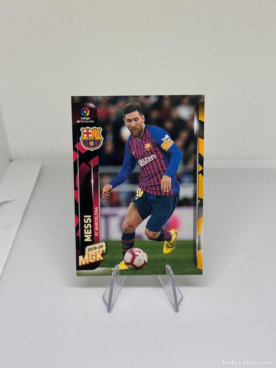 Cromos de f&uacute;tbol: Lionel Messi #70 FC Barcelona Panini Megacracks 2019 20