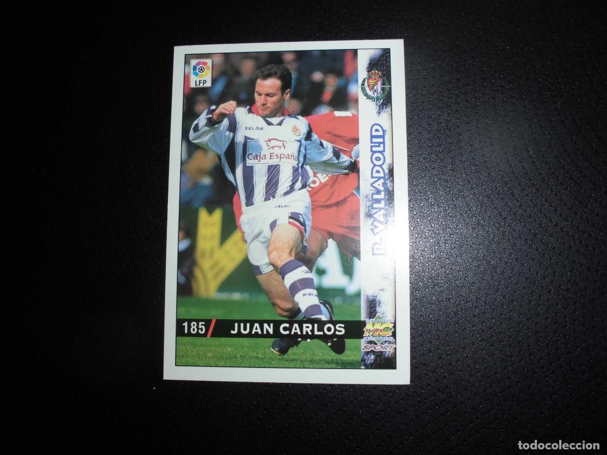 Cromos de f&uacute;tbol: MUNDICROMO - LAS FICHAS DE LA LIGA 1998 - 1999 / 98 - 99 - N&ordm; 185 - JUAN CARLOS - REAL VALLADOLID..