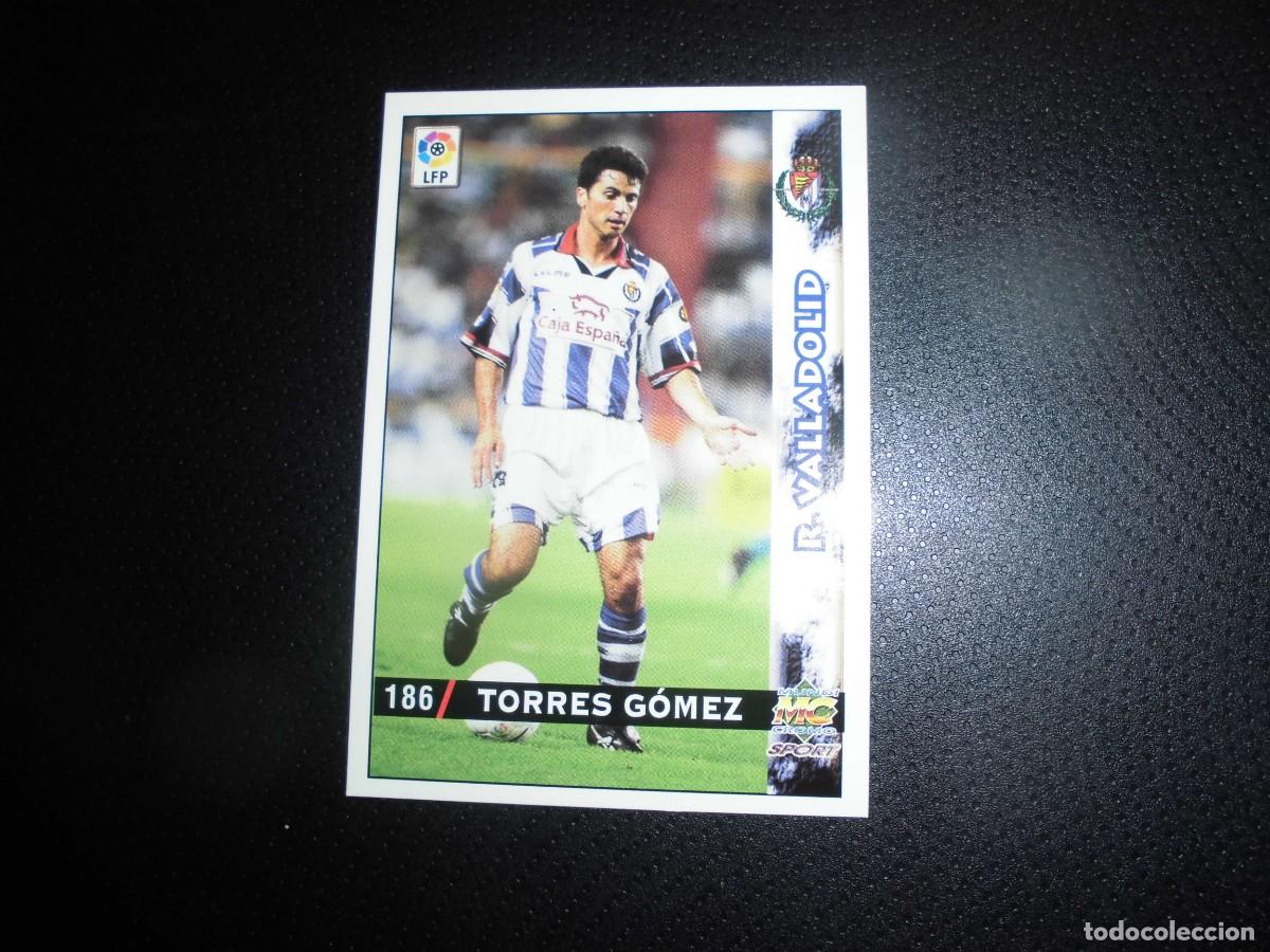 Cromos de f&uacute;tbol: MUNDICROMO - LAS FICHAS DE LA LIGA 1998 - 1999 / 98 - 99 - N&ordm; 186 - TORRES GOMEZ - REAL VALLADOLID.