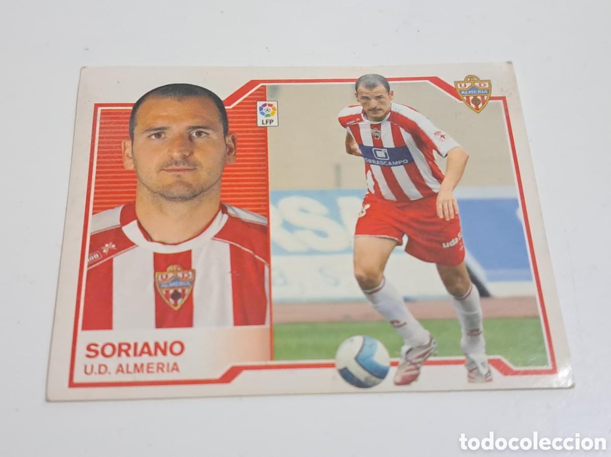 Cromos de f&uacute;tbol: CROMO LIGA 2007-08 07-08 SORIANO UD ALMERIA EDICIONES ESTE NUNCA PEGADO TENGO M&Aacute;S MIRA MIS LOTES