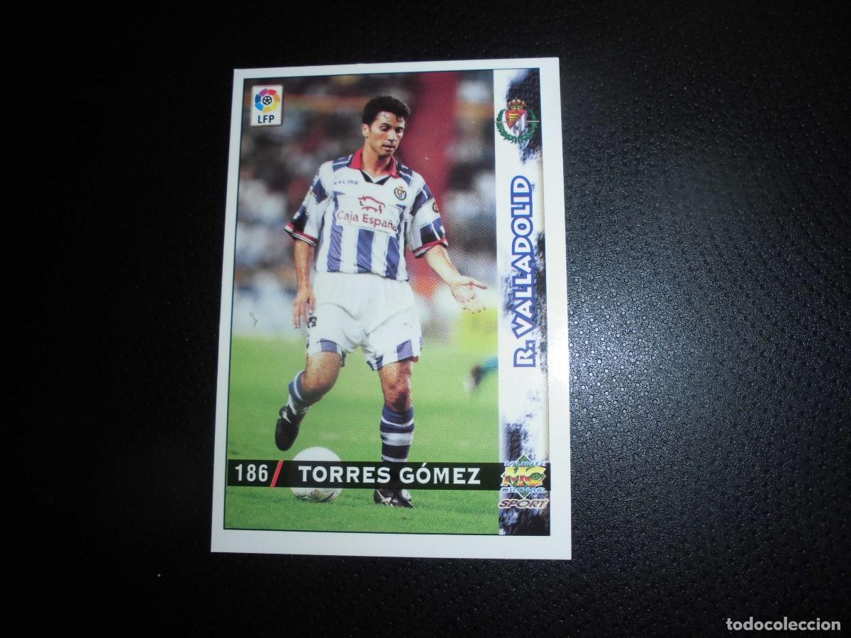Cromos de f&uacute;tbol: MUNDICROMO - LAS FICHAS DE LA LIGA 1998 - 1999 / 98 - 99 - N&ordm; 186 - TORRES GOMEZ - REAL VALLADOLID.