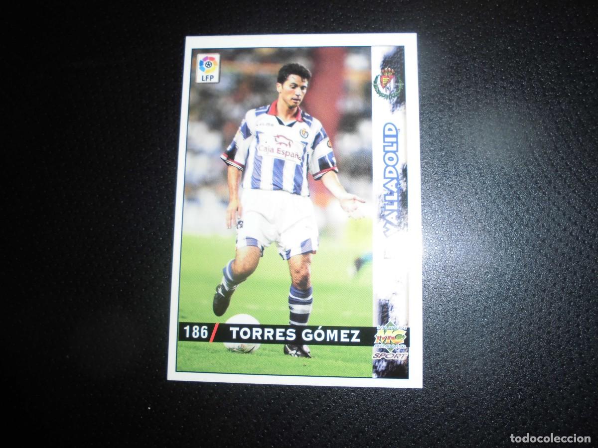 Cromos de f&uacute;tbol: MUNDICROMO - LAS FICHAS DE LA LIGA 1998 - 1999 / 98 - 99 - N&ordm; 186 - TORRES GOMEZ - REAL VALLADOLID.