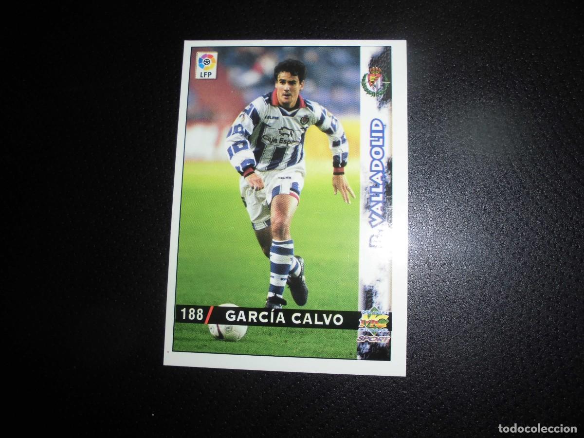 Cromos de f&uacute;tbol: MUNDICROMO - LAS FICHAS DE LA LIGA 1998 - 1999 / 98 - 99 - N&ordm; 188 - GARCIA CALVO - REAL VALLADOLID.