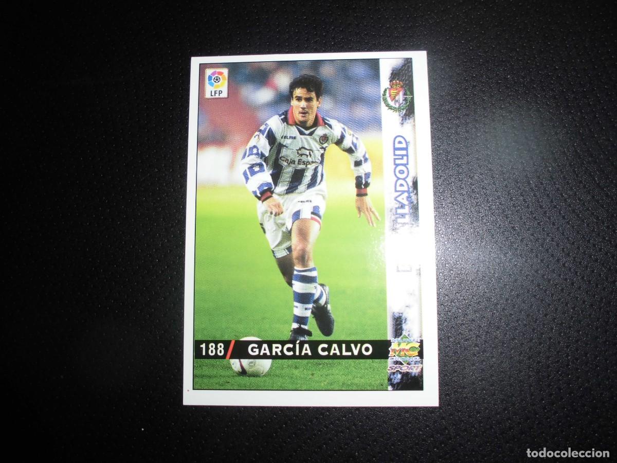 Cromos de f&uacute;tbol: MUNDICROMO - LAS FICHAS DE LA LIGA 1998 - 1999 / 98 - 99 - N&ordm; 188 - GARCIA CALVO - REAL VALLADOLID.
