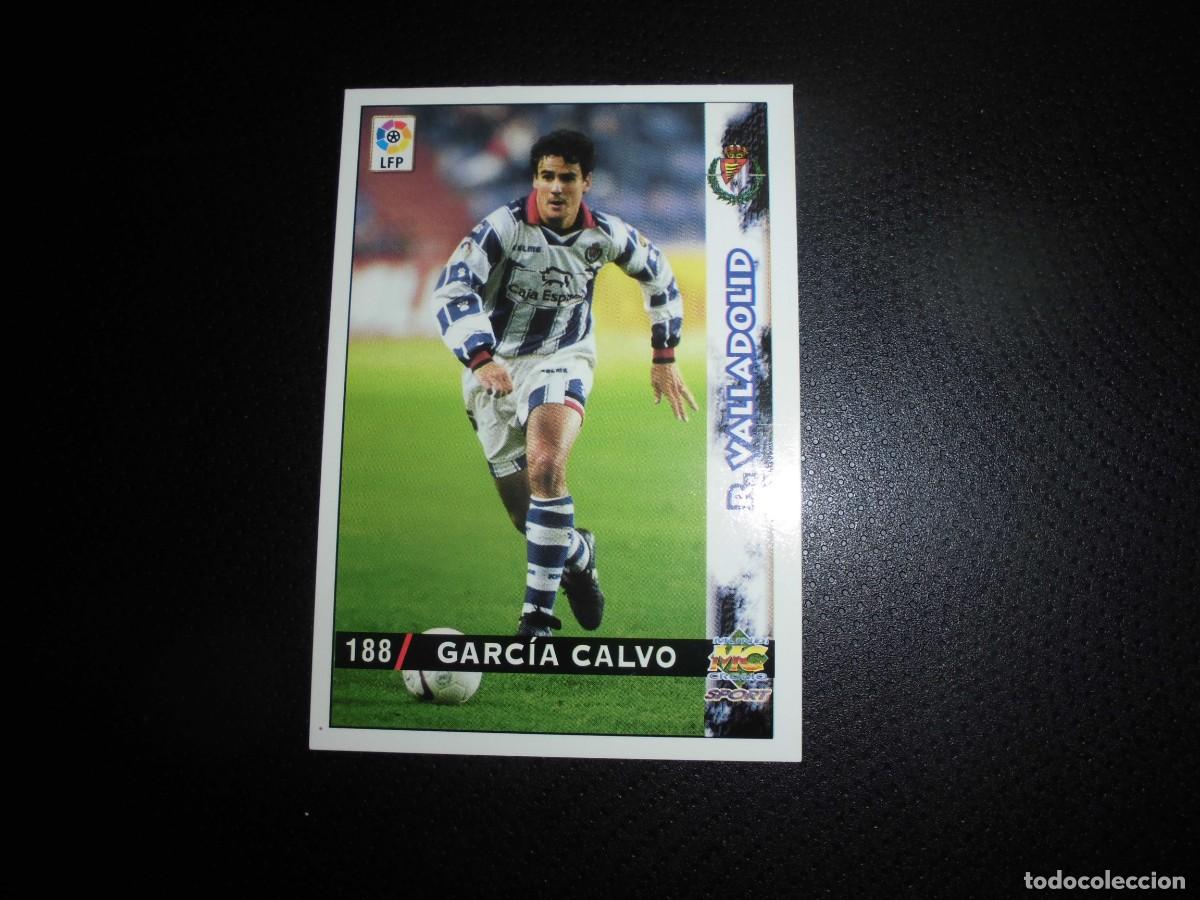 Cromos de f&uacute;tbol: MUNDICROMO - LAS FICHAS DE LA LIGA 1998 - 1999 / 98 - 99 - N&ordm; 188 - GARCIA CALVO - REAL VALLADOLID.