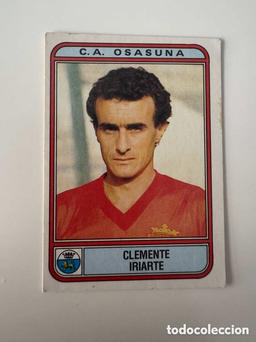 Cromos de f&uacute;tbol: Figurine Panini Futbol 81 - 82 1981 1982 Osasuna &ndash; N&ordm; 199 &ndash; CLEMENTE IRIARTE