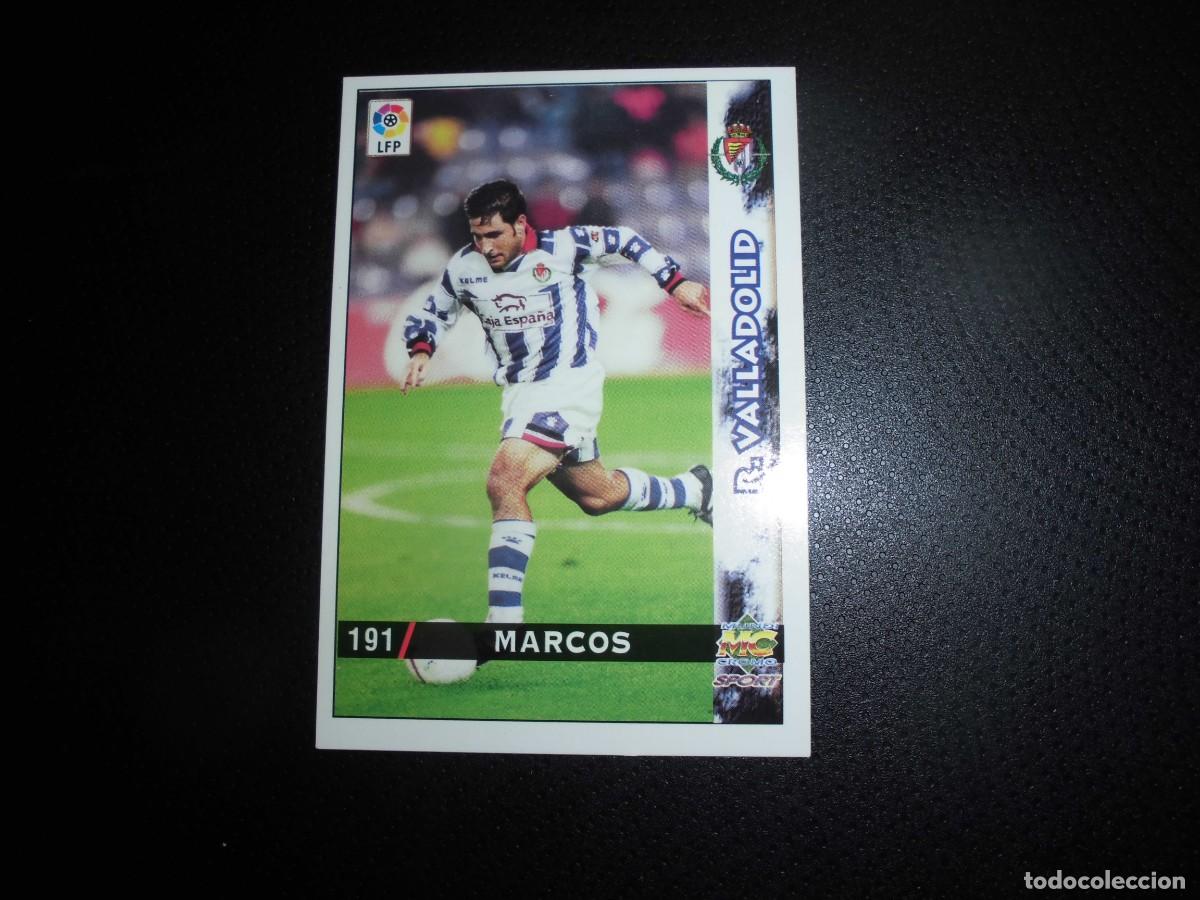 Cromos de f&uacute;tbol: MUNDICROMO - LAS FICHAS DE LA LIGA 1998 - 1999 / 98 - 99 - N&ordm; 191 - MARCOS - REAL VALLADOLID.