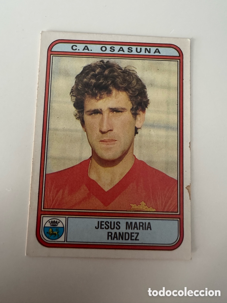 Cartes &agrave; collectionner de Football: Figurine Panini Futbol 81 - 82 1981 1982 Osasuna &ndash; N&ordm; 204 &ndash; JESUS MARIA RANDEZ