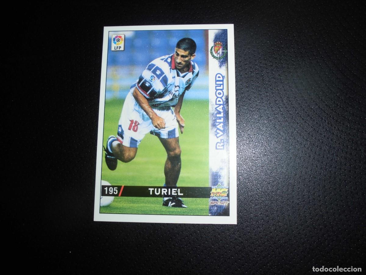 Cromos de f&uacute;tbol: MUNDICROMO - LAS FICHAS DE LA LIGA 1998 - 1999 / 98 - 99 - N&ordm; 195 - TURIEL - REAL VALLADOLID.