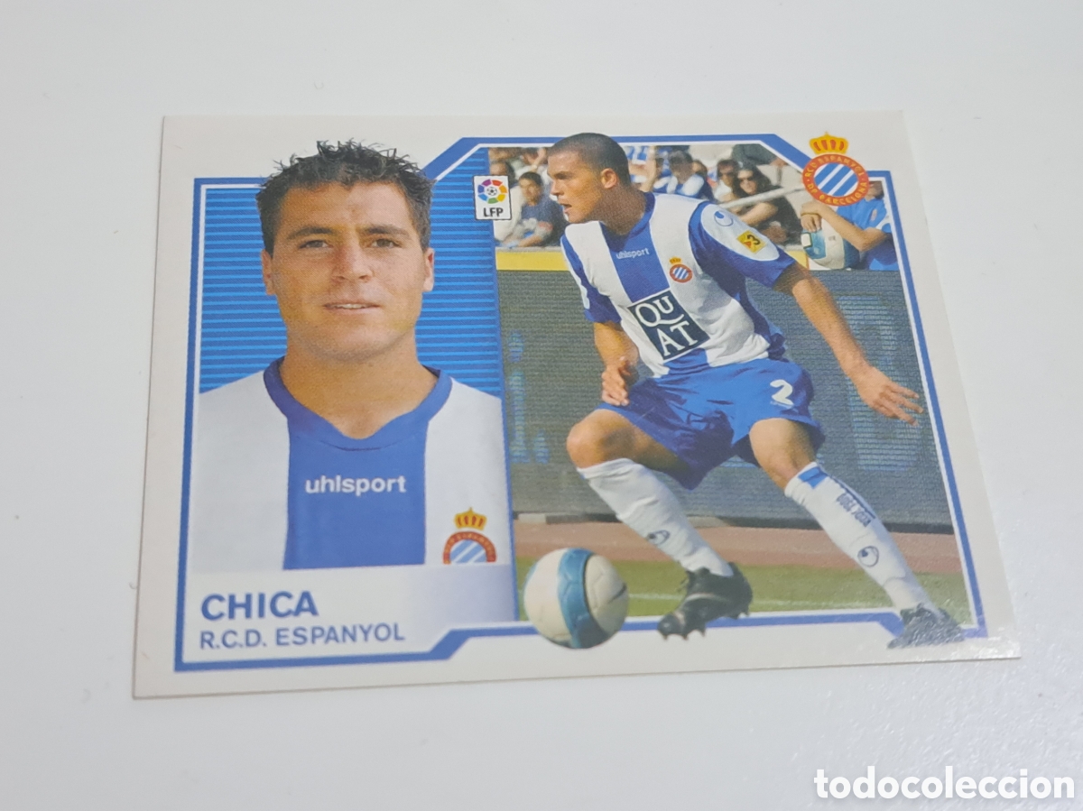 Cromos de f&uacute;tbol: CROMO LIGA 2007-08 07-08 CHICA RCD ESPANYOL EDICIONES ESTE NUNCA PEGADO TENGO M&Aacute;S MIRA MIS LOTES