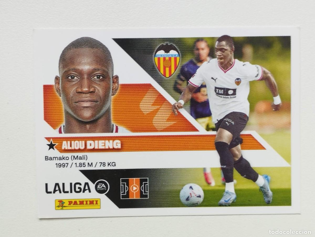 Cromos de f&uacute;tbol: CROMO STICKER COLECCIONES ESTE PANINI LIGA 2026 2027 26 27 VALENCIA 16BIS 16 BIS ALIOU DIENG