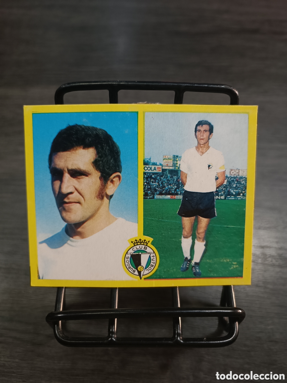 Cromos de f&uacute;tbol: 1972 Liga Este Aramburuzabala Burgos despegado