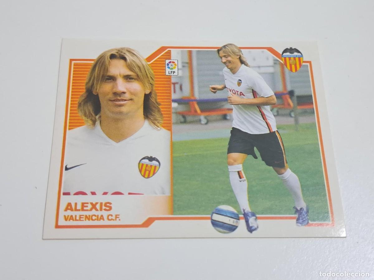 Cromos de f&uacute;tbol: CROMO LIGA 2007-08 07-08 ALEXIS VALENCIA CF EDICIONES ESTE NUNCA PEGADO TENGO M&Aacute;S MIRA MIS LOTES