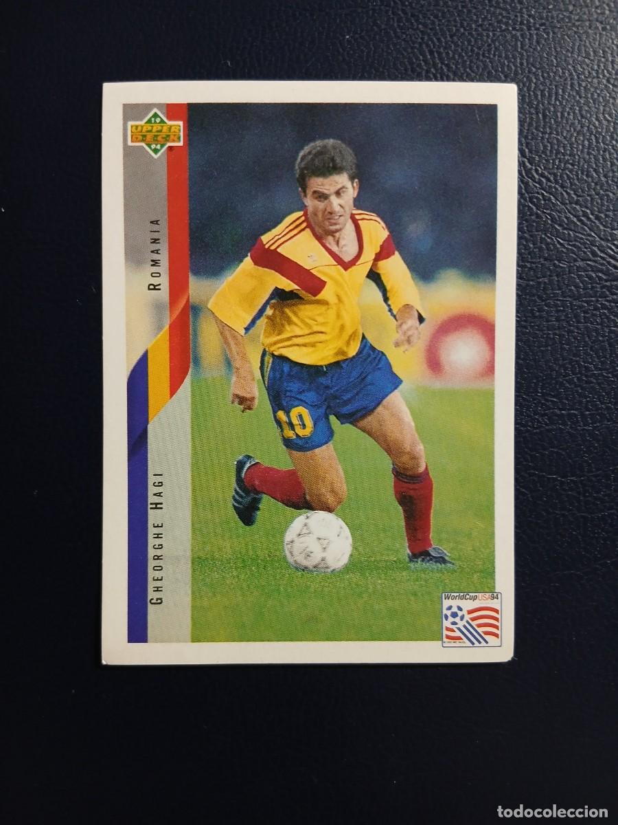 Football Stickers: 54 GHEORGHE HAGI, RUMAN&Iacute;A - UPPER DECK MUNDIAL USA 94 WORLD CUP 1994 EEUU - Sin pegar