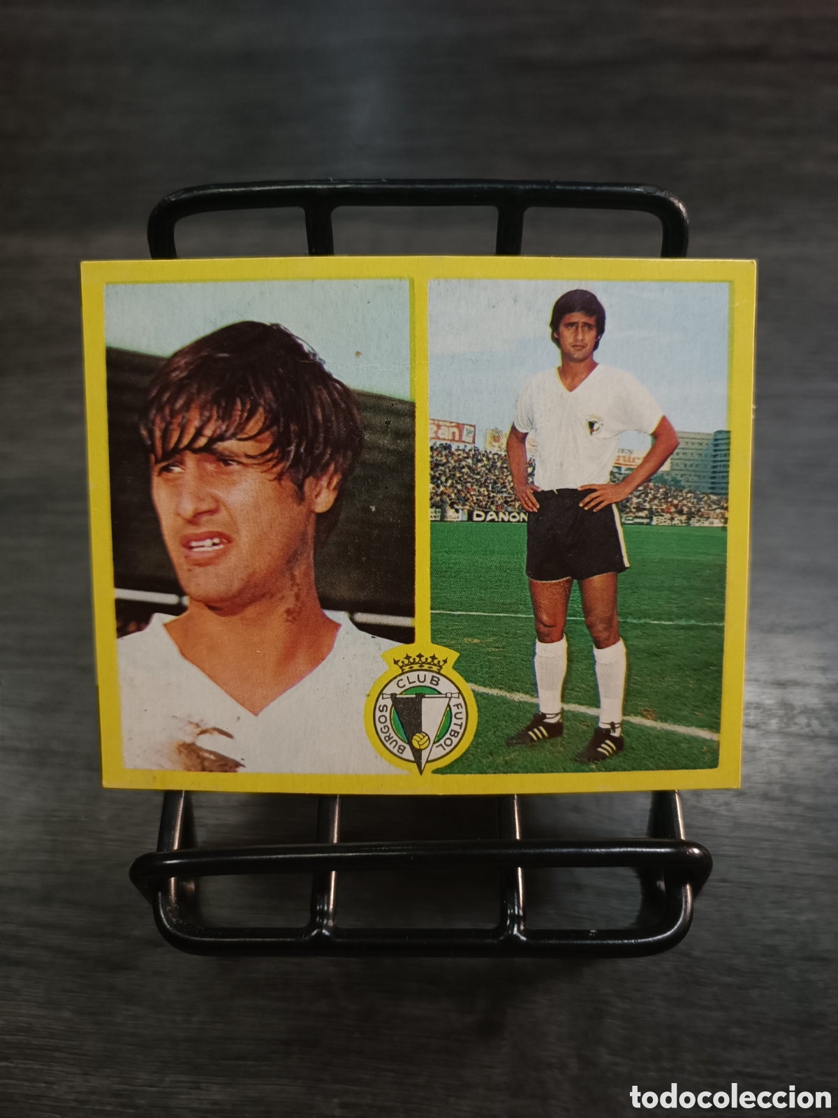 Cromos de f&uacute;tbol: 1972 Liga Este Benegas Burgos despegado