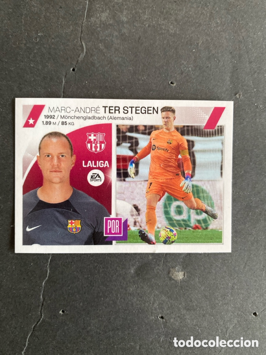 Cromos de f&uacute;tbol: Cromo liga 23/24 Barcelona N* 3