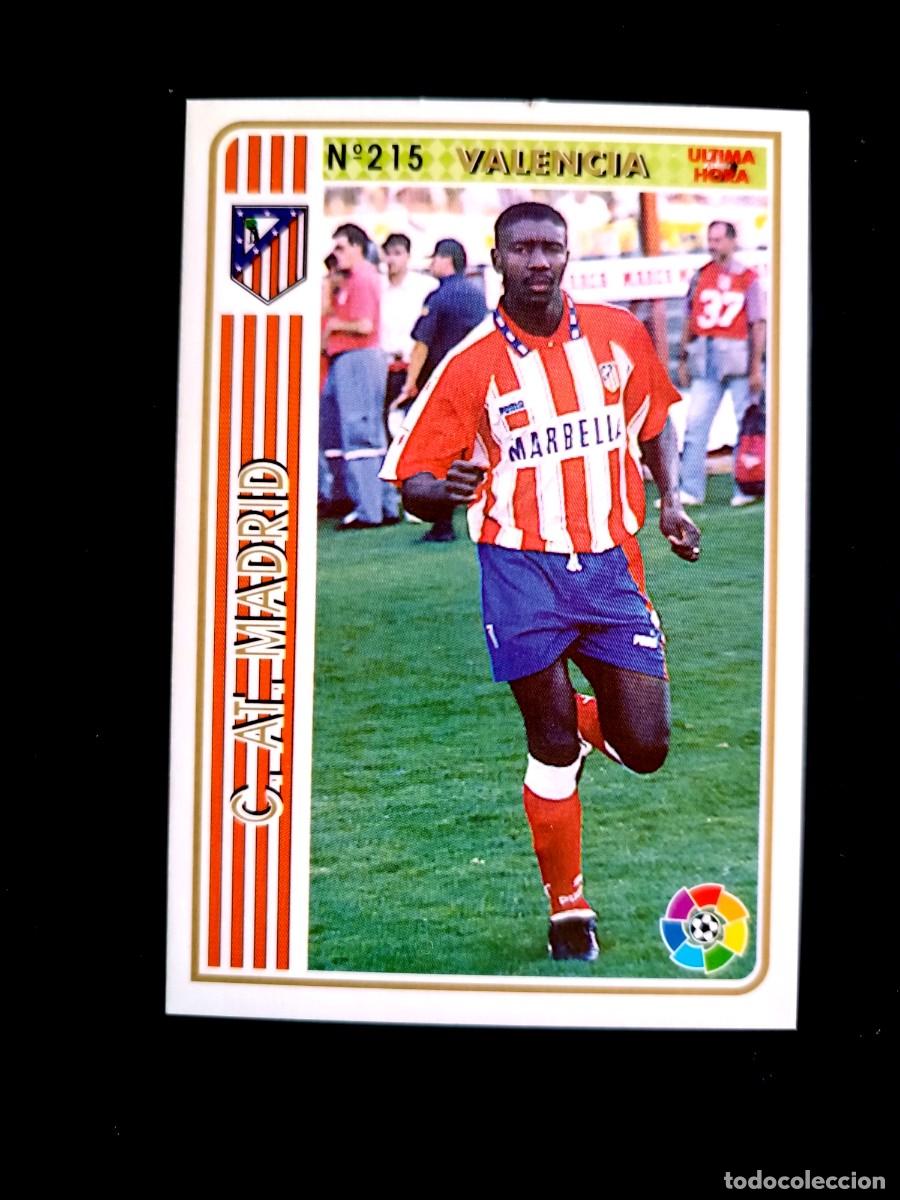 Cromos de Futebol: 215 VALENCIA - ATL&Eacute;TICO DE MADRID (&Uacute;LTIMA HORA) - MUNDICROMO 94/95