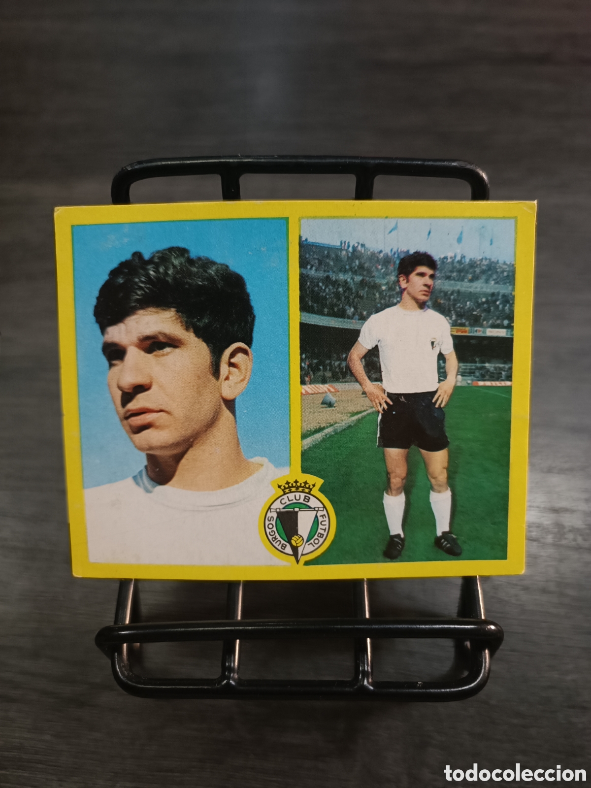 Cromos de f&uacute;tbol: 1972 Liga Este Escalza Burgos despegado