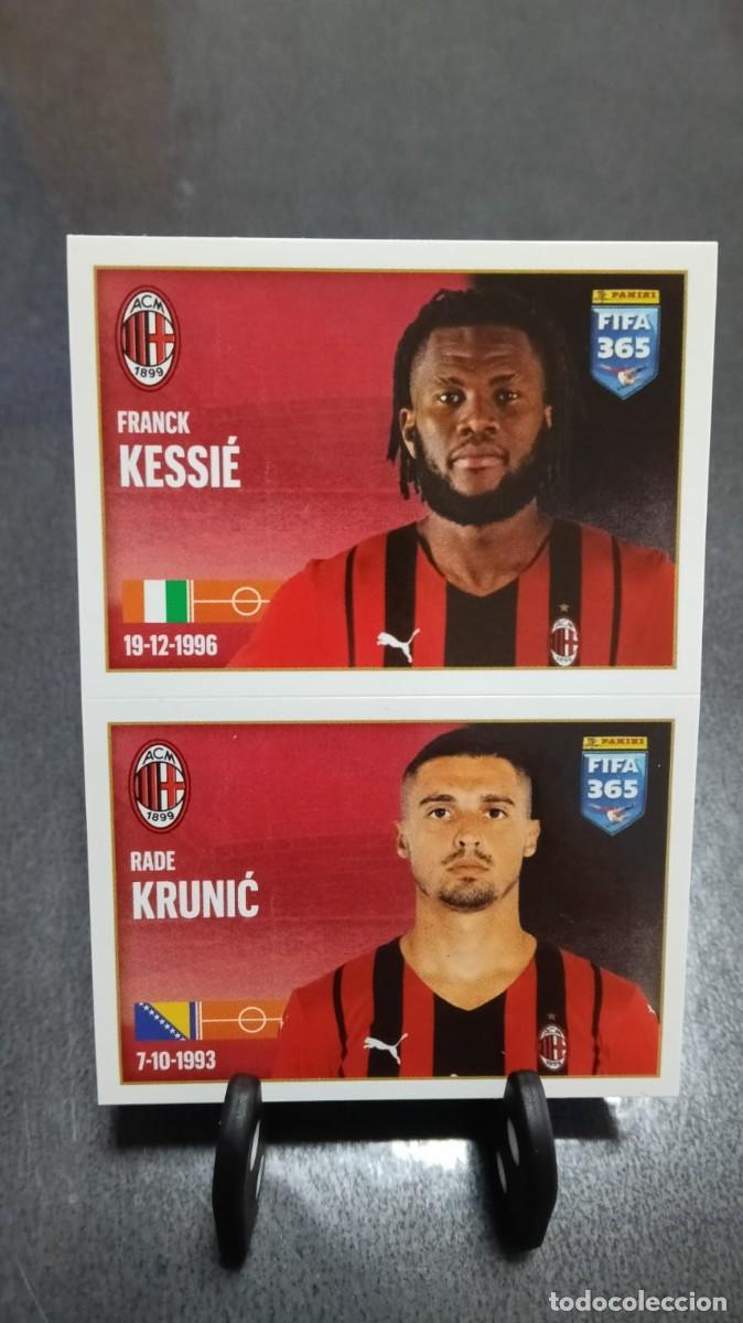 Cromos de f&uacute;tbol: Fifa 365 2021 2022 Kessie Krunic 279 Milan Sin Pegar