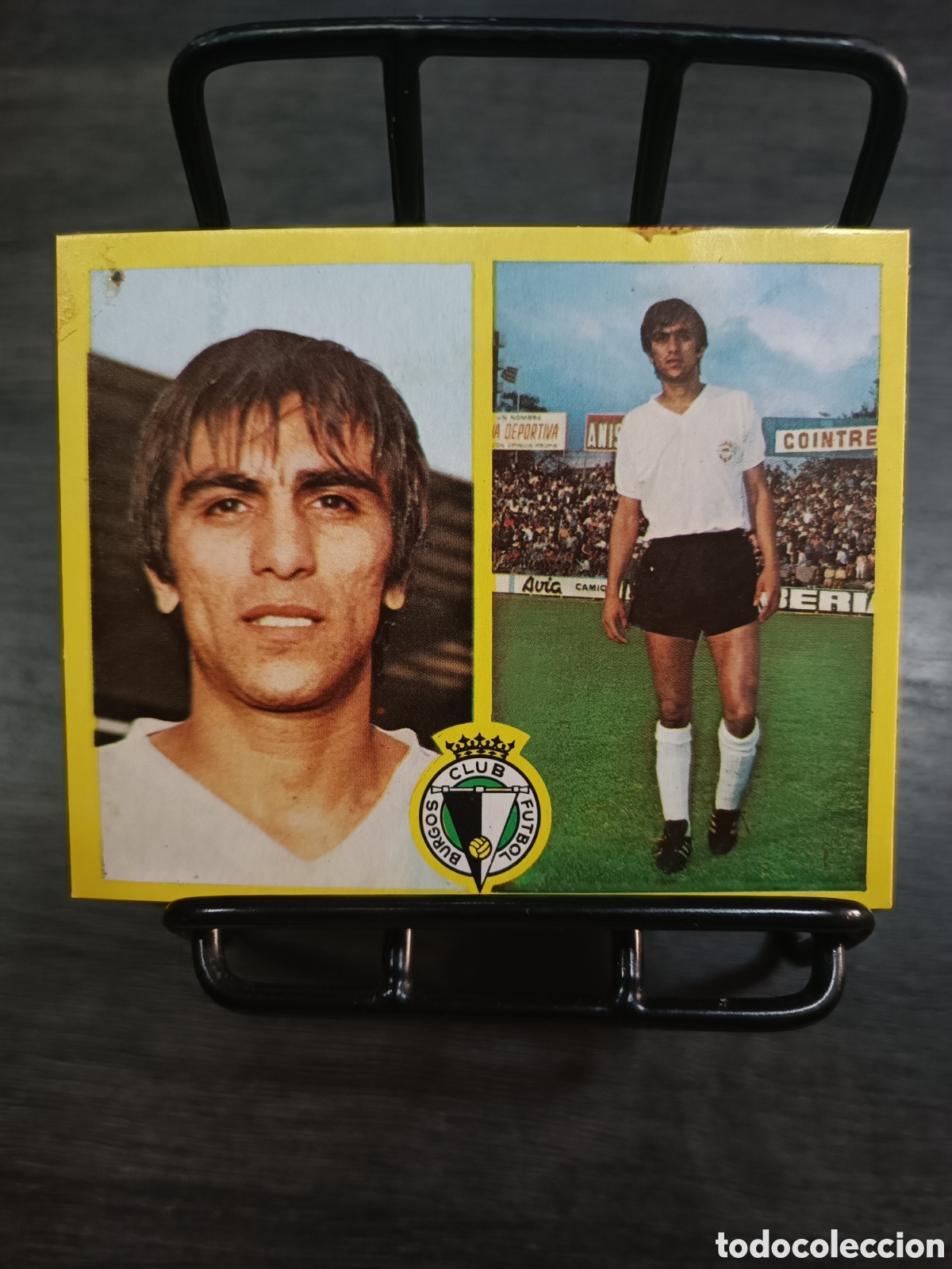 Cromos de f&uacute;tbol: 1972 Liga Este Jacquet Burgos despegado