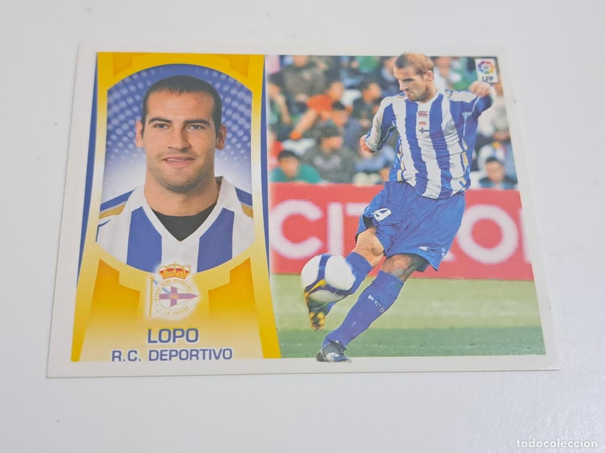 Cromos de f&uacute;tbol: CROMO LIGA 09-10 2009-10 LOPO NUMERO 5 DEPORTIVO LA CORU&Ntilde;A EDICIONES ESTE NUNCA PEGADO