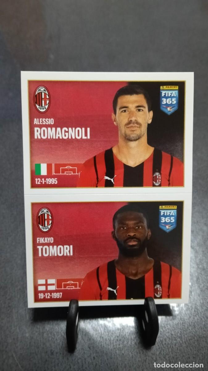 Cromos de f&uacute;tbol: Fifa 365 2021 2022 Romagnoli Tomori 277 Milan Sin Pegar