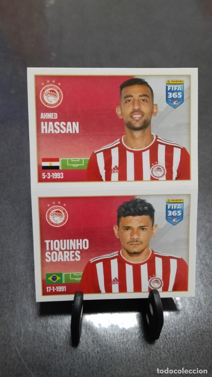 Cromos de f&uacute;tbol: Fifa 365 2021 2022 Hassan Tiquinho Soares 223 Olympiacos Sin Pegar