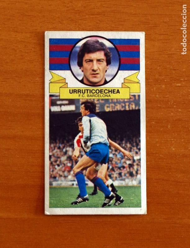 Cromos de f&uacute;tbol: Barcelona - Urruticoechea - Ediciones Este Liga 1985-1986, 85-86