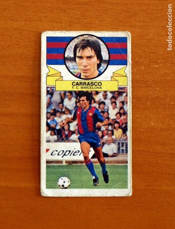 Cromos de f&uacute;tbol: F&uacute;tbol Club Barcelona - Carrasco - Ediciones Este Liga 1985-1986, 85-86 - Cromo Nunca pegado