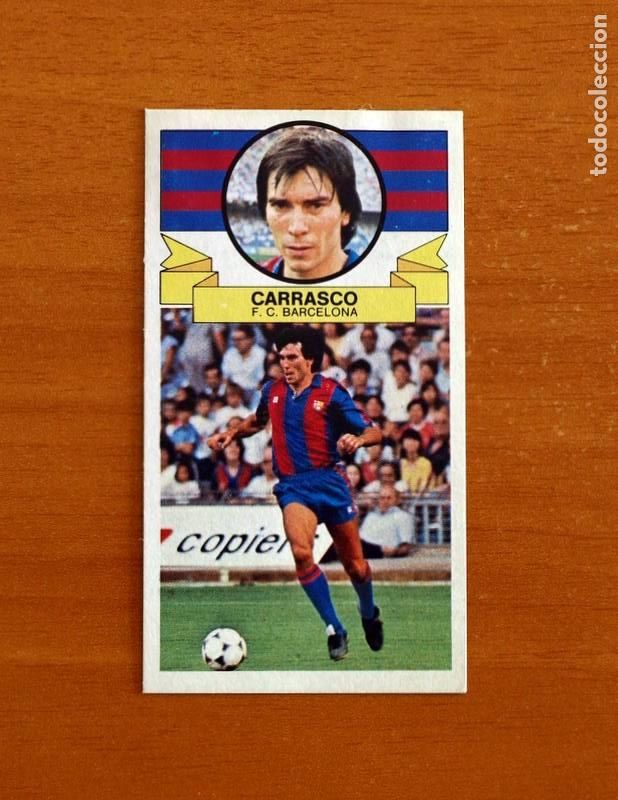 Cromos de f&uacute;tbol: F&uacute;tbol Club Barcelona - Carrasco - Ediciones Este Liga 1985-1986, 85-86 - Cromo Nunca pegado