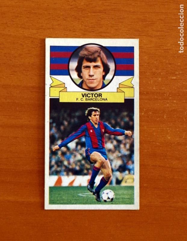 Cromos de f&uacute;tbol: F&uacute;tbol Club Barcelona - Victor - Ediciones Este Liga 1985-1986, 85-86 - Nunca pegado