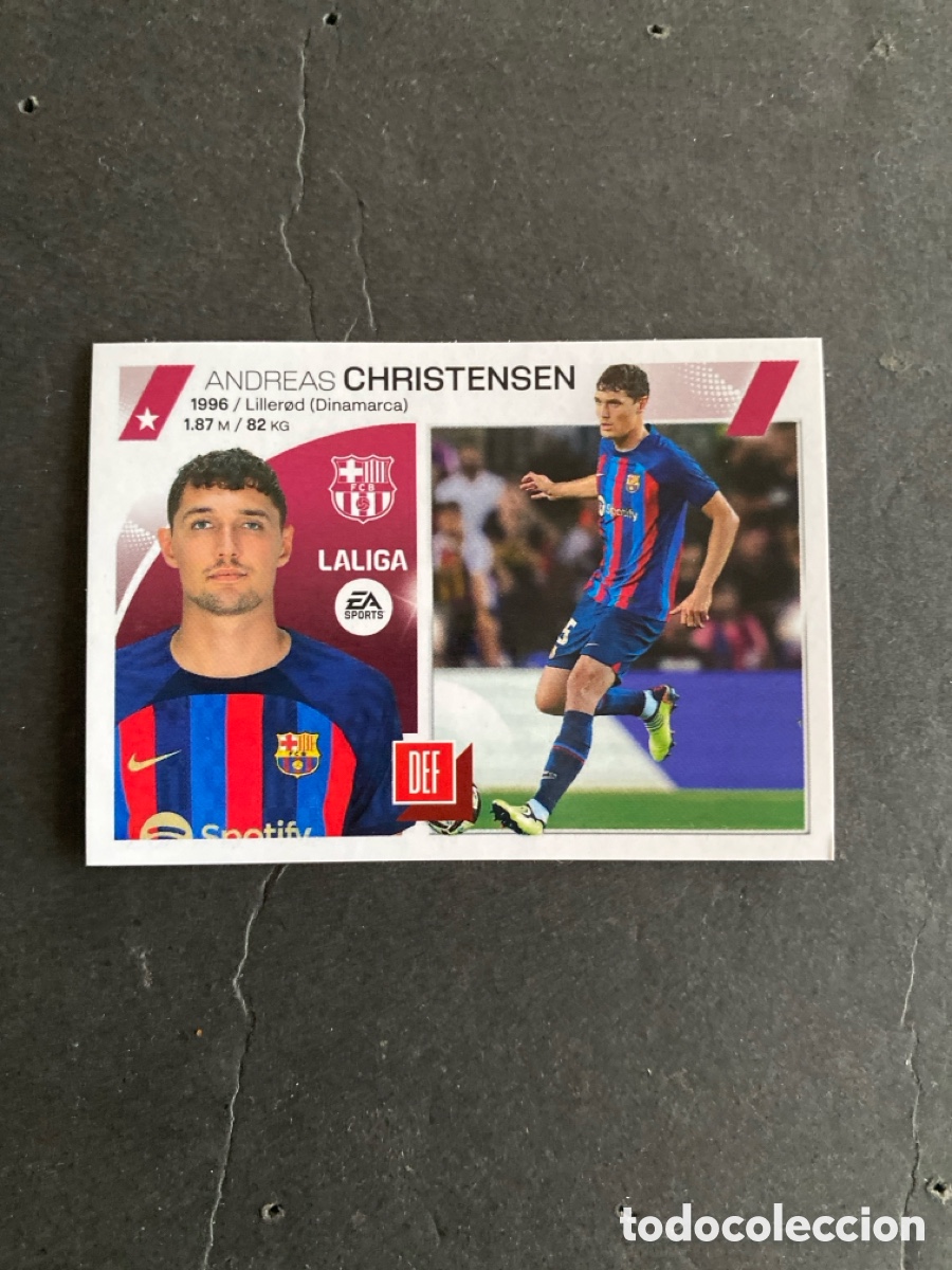Cromos de f&uacute;tbol: Cromo liga 23/24 Barcelona N* 6
