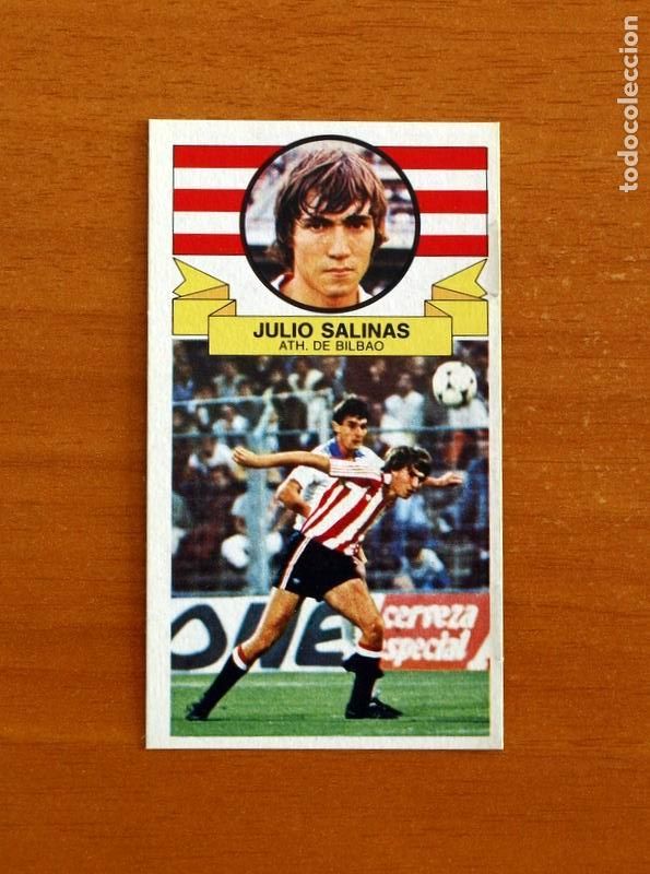 Cromos de f&uacute;tbol: Athletic de Bilbao - Julio Salinas - Ediciones Este Liga 1985-1986, 85-86 - Cromo nunca pegado