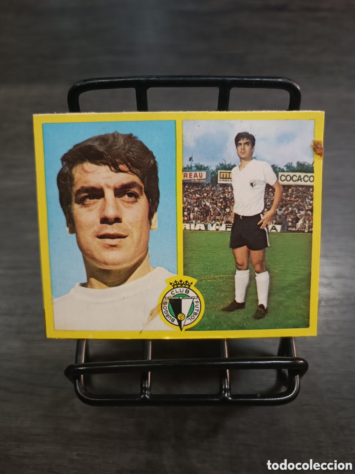 Cromos de f&uacute;tbol: 1972 Liga Este Requejo Burgos despegado