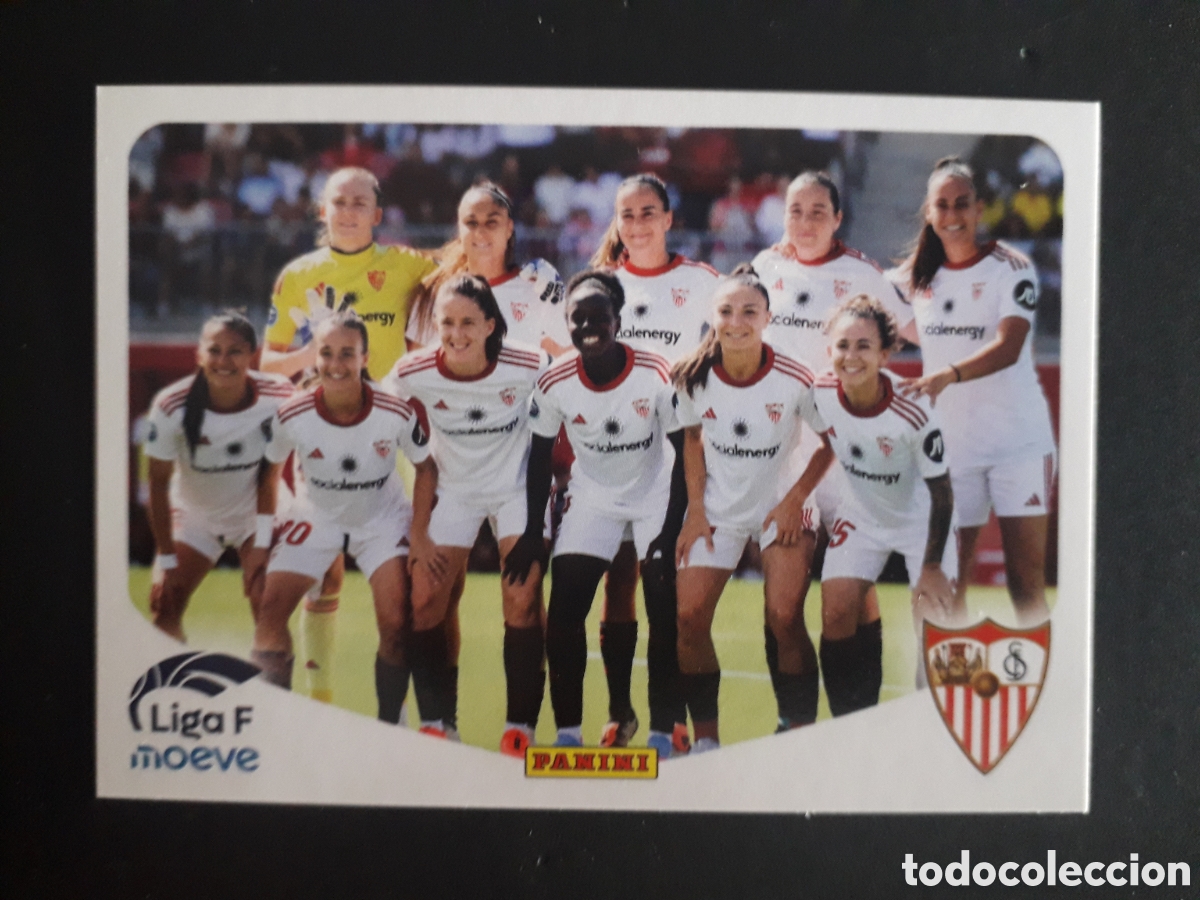 Cromos de f&uacute;tbol: EQUIPO SEVILLA N&deg; 303 LIGA F FEMENINA 2025 2026 25 26 PANINI SIN PEGAR PEDIDO M&Iacute;NIMO 3&euro;