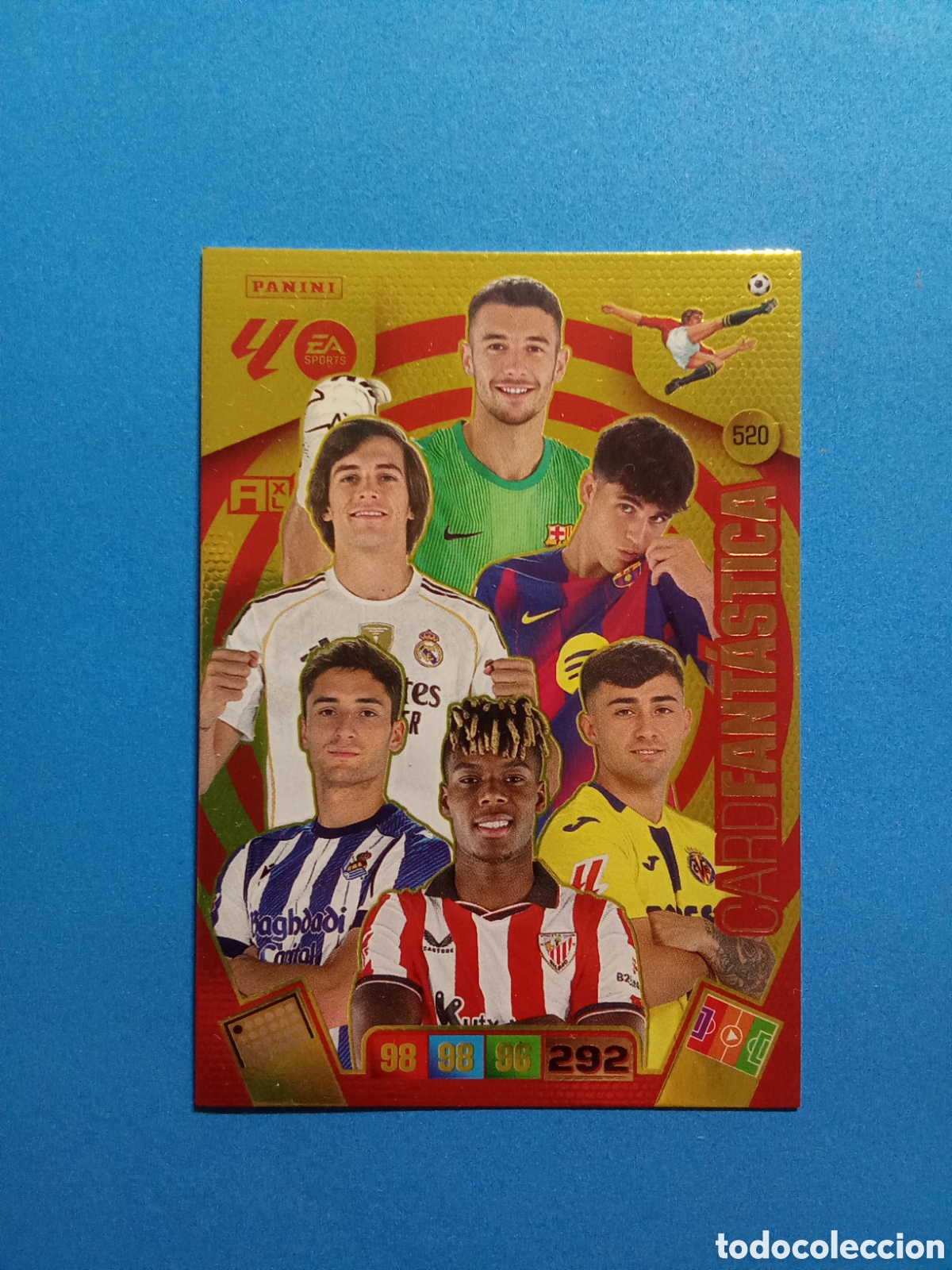 Cromos de f&uacute;tbol: NUEVA CARD FANT&Aacute;STICA 520 ADRENALYN 25-26