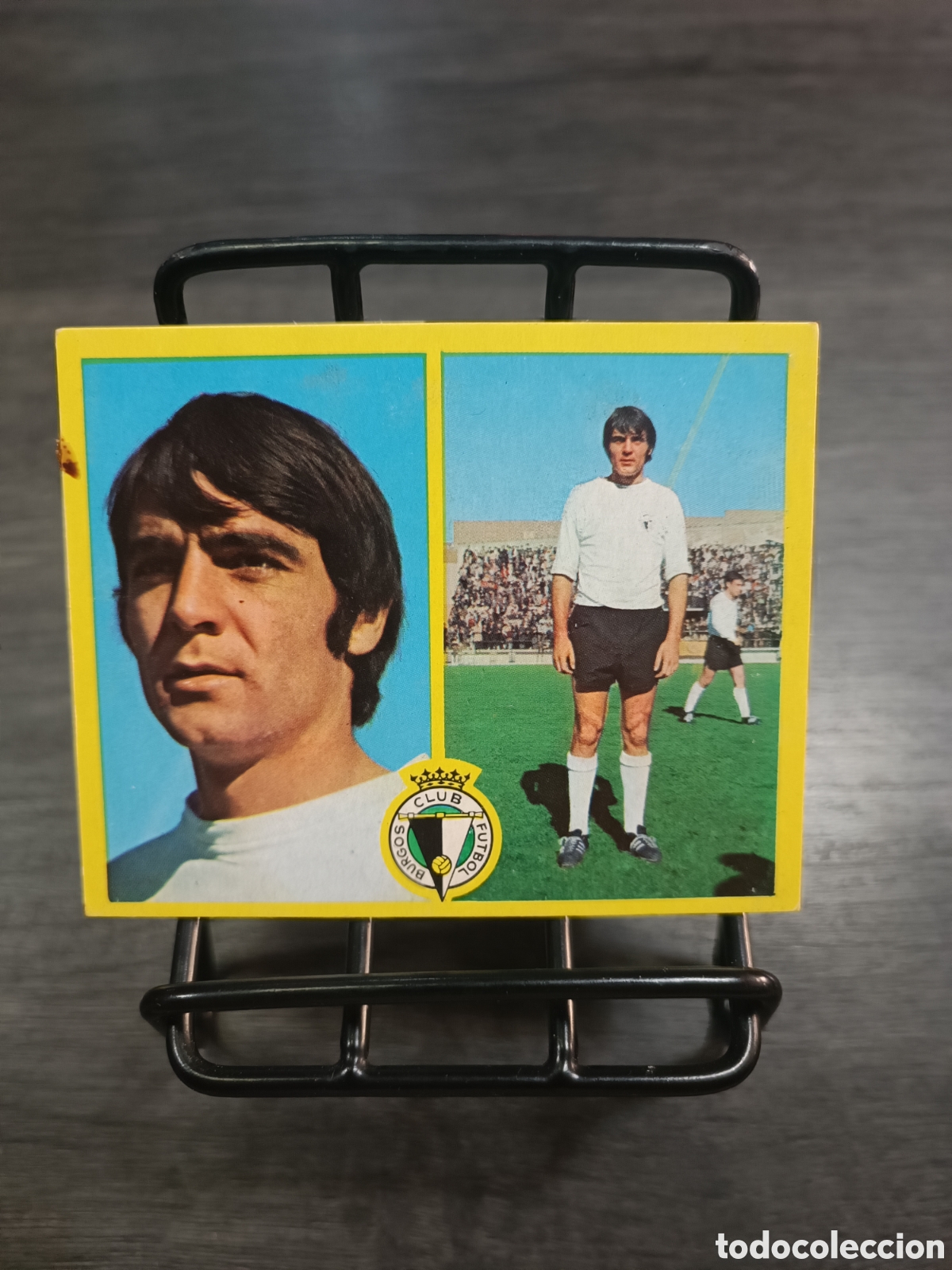 Cromos de f&uacute;tbol: 1972 Liga Este Mendiolea Burgos despegado