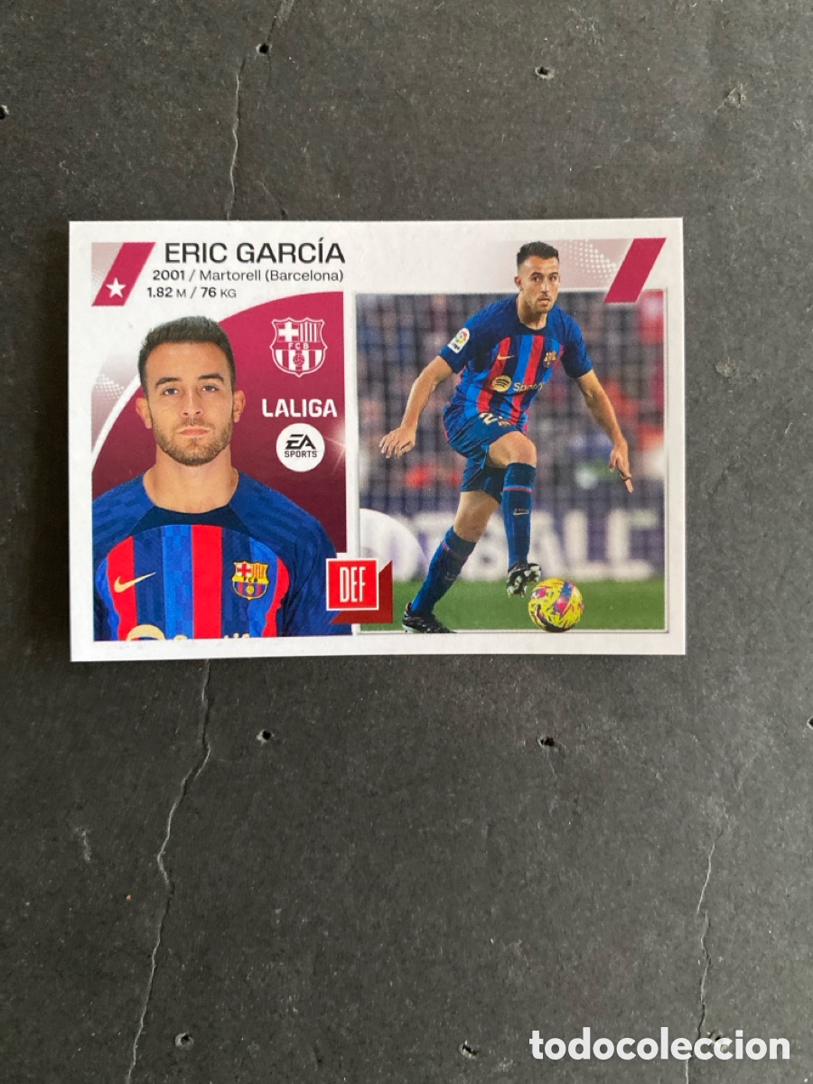 Cromos de f&uacute;tbol: Cromo liga 23/24 Barcelona N*9