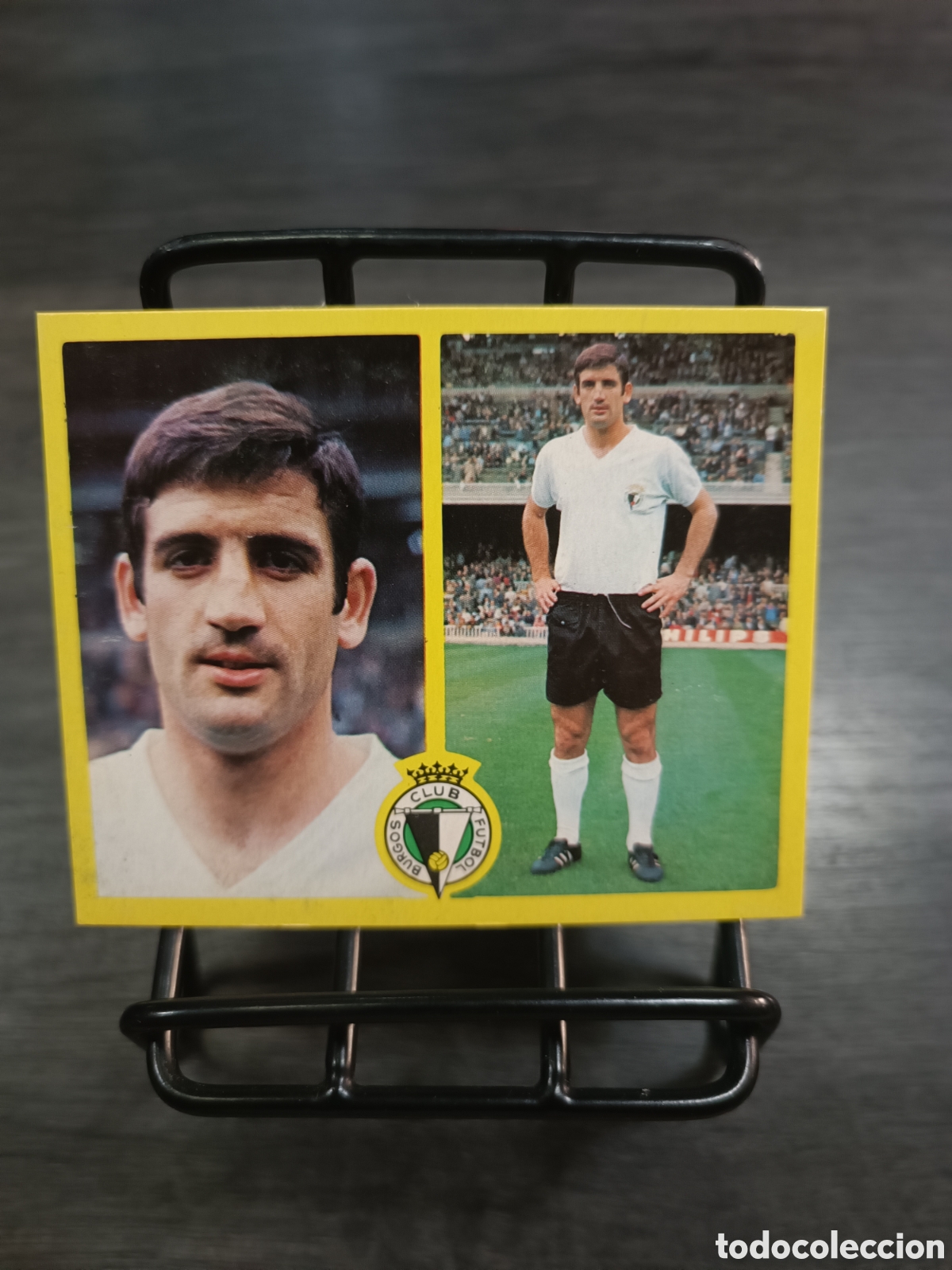 Cromos de f&uacute;tbol: 1972 Liga Este Quiros Burgos despegado
