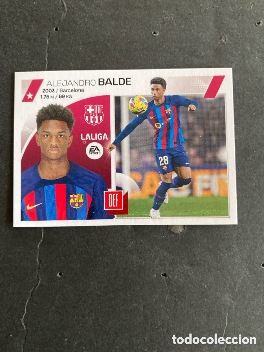 Cromos de f&uacute;tbol: Cromo liga 23/24 Barcelona N* 11