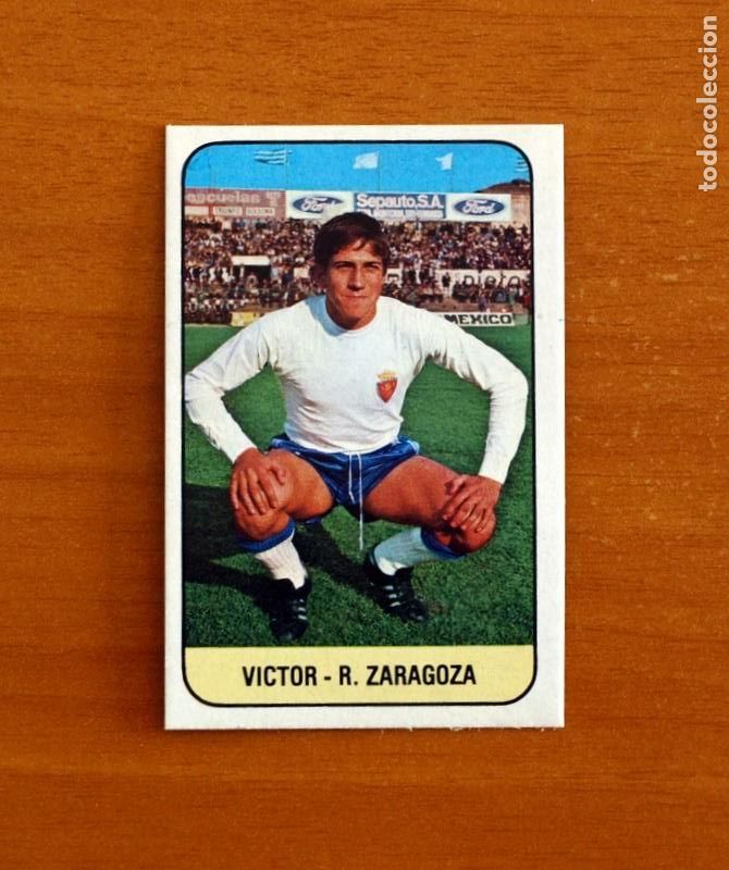 Cromos de f&uacute;tbol: Real Zaragoza - V&iacute;ctor - Ediciones Este Liga 1978-1979, 78-79 - Nunca pegado