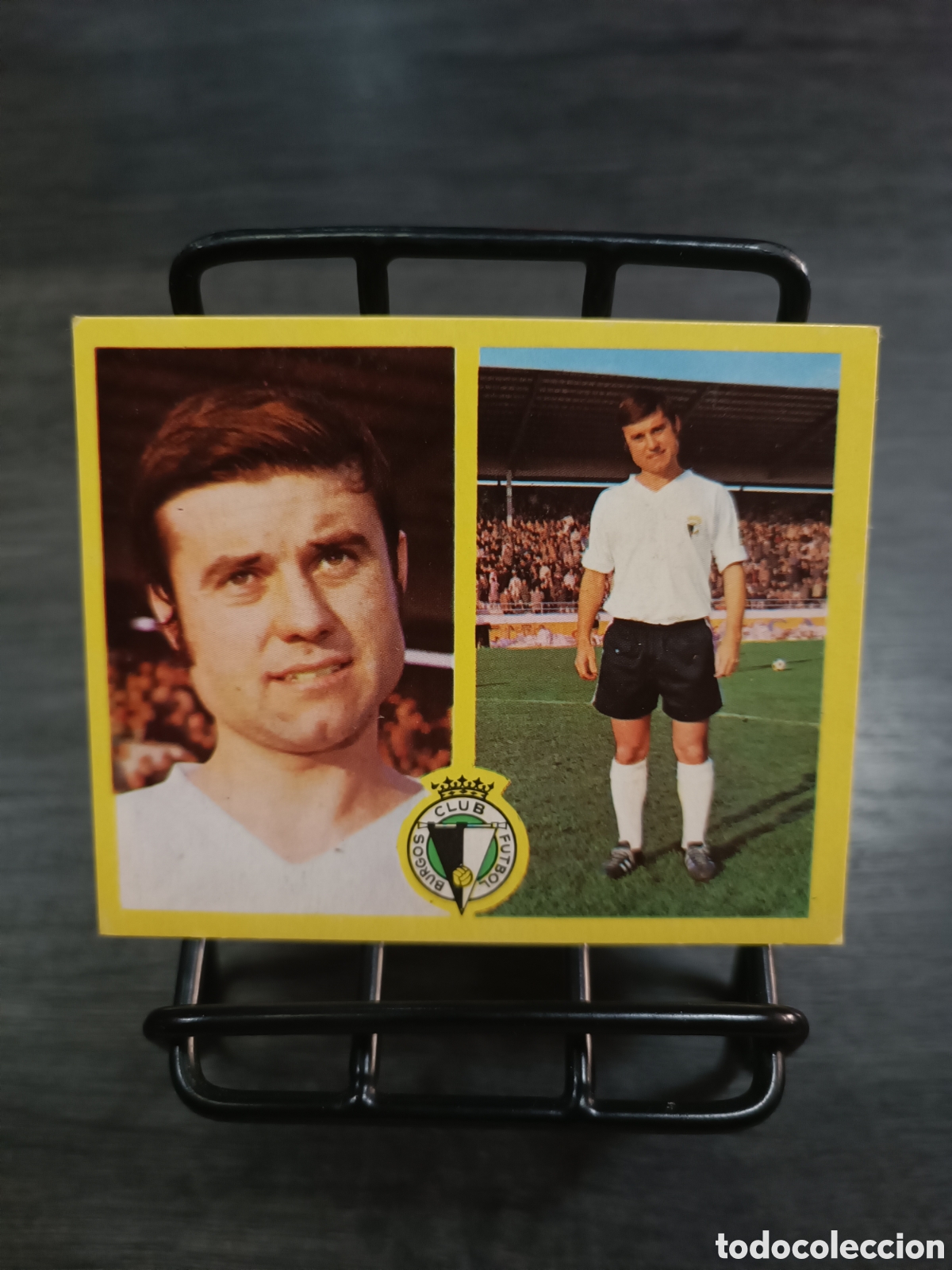 Cromos de f&uacute;tbol: 1972 Liga Este Angelin Burgos despegado