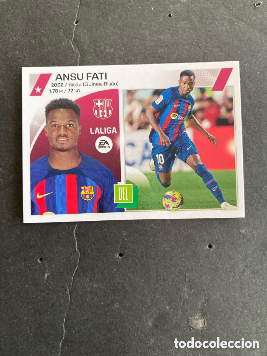 Cromos de f&uacute;tbol: Cromo liga 23/23 Barcelona N* 18