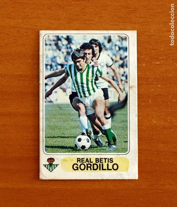 Cromos de f&uacute;tbol: Real Betis - Gordillo - Editorial Pacosa 2 - 1977-1978, 77-78 - F&uacute;tbol en acci&oacute;n